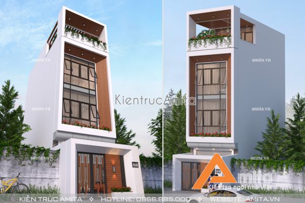 Thiết kế nhà ống 50m2 phong cách hiện đại sang trọng KT41142