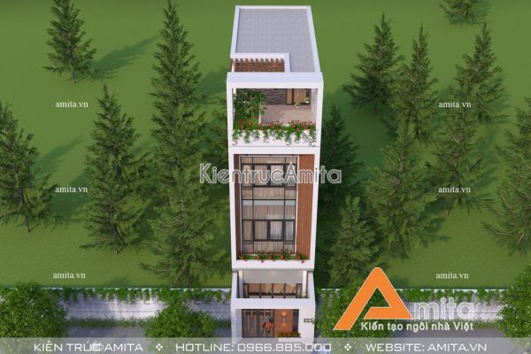 Thiết kế nhà ống 50m2 phong cách hiện đại sang trọng KT41142