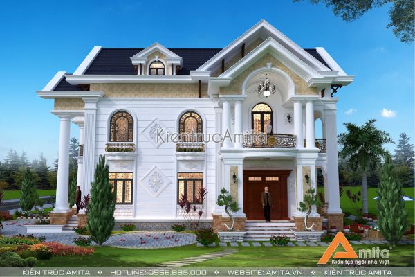 Top những mẫu biệt thự mini 2 tầng kiểu Pháp đẹp và hấp dẫn nhất