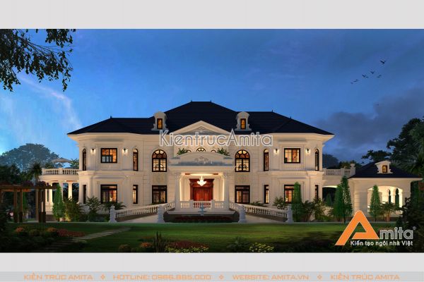 Mẫu dinh thự tân cổ điển lộng lẫy, ấn tượng(CĐT: ông Thiện - Hưng Yên) BT22129