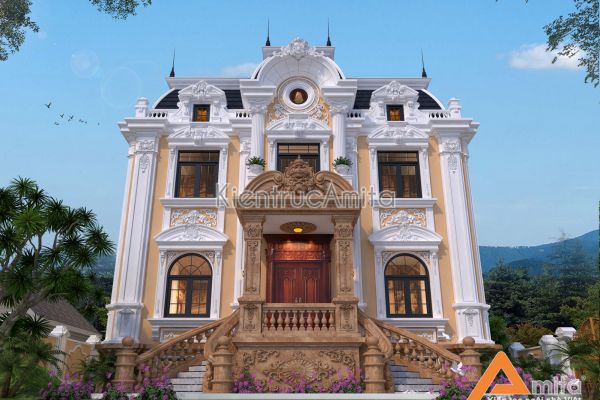 Nghiêng mình trước vẻ đẹp biệt thự tân cổ điển 3 tầng kiểu Pháp BT32313