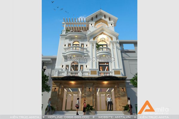 Thiết kế nhà biệt thự phố đẹp (cđt: ông Giang - Bắc Ninh) BT42239