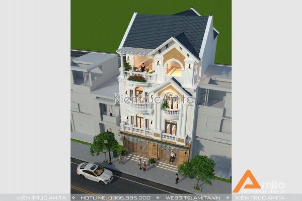 Thiết kế nhà biệt thự phố đẹp (cđt: ông Giang - Bắc Ninh) BT42239