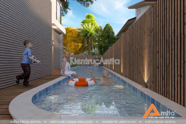 Thiết kế biệt thự 3 tầng hiện đại (CĐT: Ông Hưng - Quảng Trị) BT31190