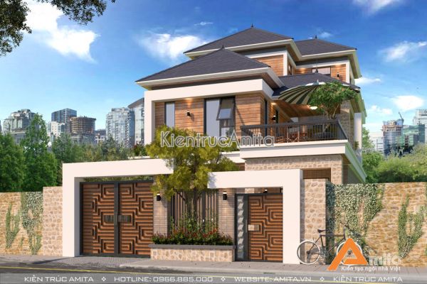 Biệt thự 3 tầng hiện đại đẹp (CĐT: Bà Ánh - Sài Gòn ) BT31194