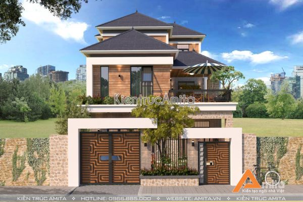 Biệt thự 3 tầng hiện đại đẹp (CĐT: Bà Ánh - Sài Gòn ) BT31194