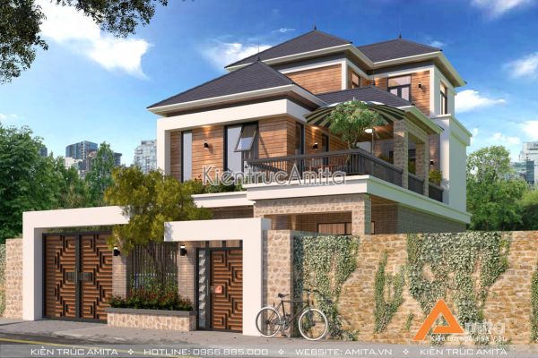 Biệt thự 3 tầng hiện đại đẹp (CĐT: Bà Ánh - Sài Gòn ) BT31194