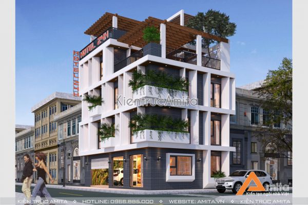 Mẫu thiết kế khách sạn hiện đại (CĐT: bà Nga - Phú Thọ) KT41011