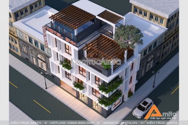 Mẫu thiết kế khách sạn hiện đại (CĐT: bà Nga - Phú Thọ) KT41011