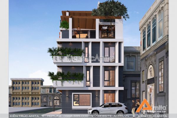 Mẫu thiết kế khách sạn hiện đại (CĐT: bà Nga - Phú Thọ) KT41011