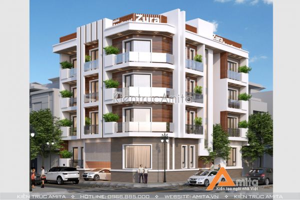 Thiết kế khách sạn mini 3 sao phong cách hiện đại KT41220