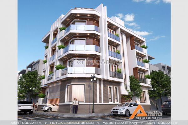 Thiết kế khách sạn mini 3 sao phong cách hiện đại KT41220