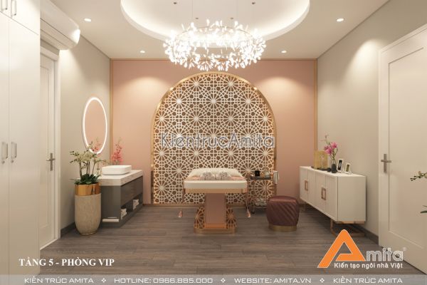 Thiết kế thẩm mỹ viện hiện đại tại 163 Hàng Bông  -  Hà Nội KT61301