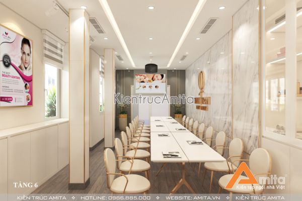 Thiết kế thẩm mỹ viện hiện đại tại 163 Hàng Bông  -  Hà Nội KT61301
