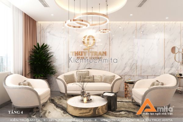 Thiết kế thẩm mỹ viện hiện đại tại 163 Hàng Bông  -  Hà Nội KT61301