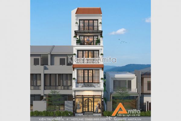 Mẫu nhà lô ở phố cổ Hà Nội đẹp tinh tế (CĐT:Ông Hiếu - Hà Nội) KT63270