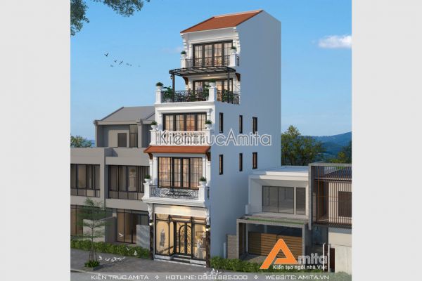 Mẫu nhà lô ở phố cổ Hà Nội đẹp tinh tế (CĐT:Ông Hiếu - Hà Nội) KT63270