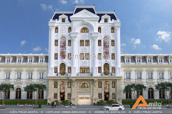 Thiết kế khách sạn phong cách châu Âu siêu ấn tượng KT72207