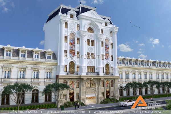 Thiết kế khách sạn phong cách châu Âu siêu ấn tượng KT72207