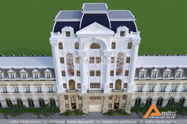 Thiết kế khách sạn phong cách châu Âu siêu ấn tượng KT72207