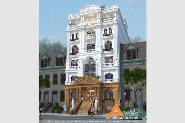 Mẫu nhà văn phòng tân cổ điển đẹp (CĐT: Ông Phúc - Bình Dương) KT82126