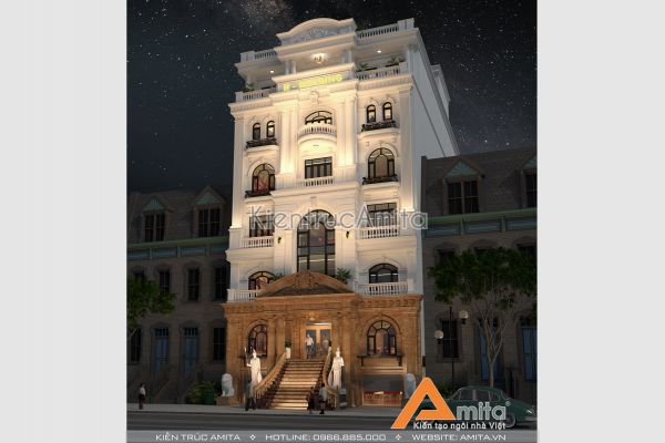 Mẫu nhà văn phòng tân cổ điển đẹp (CĐT: Ông Phúc - Bình Dương) KT82126