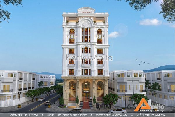 Thiết kế khách sạn kiểu Pháp đẹp đẳng cấp (CĐT: Ông Sáng - Quảng Ninh) KT82242