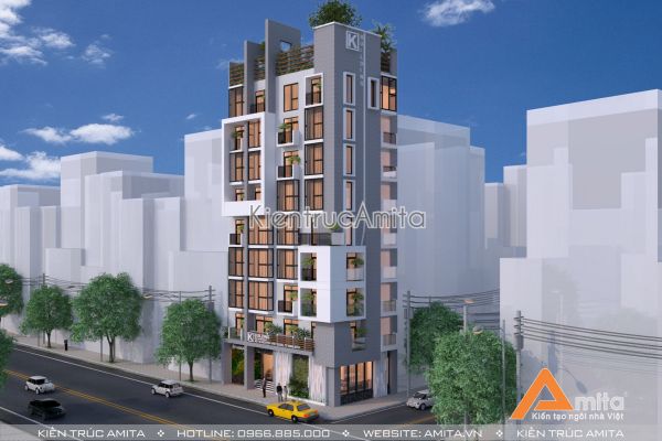 Thiết kế chung cư mini hiện đại (CĐT:Phương Anh - Hồ Chí Minh) KT91087