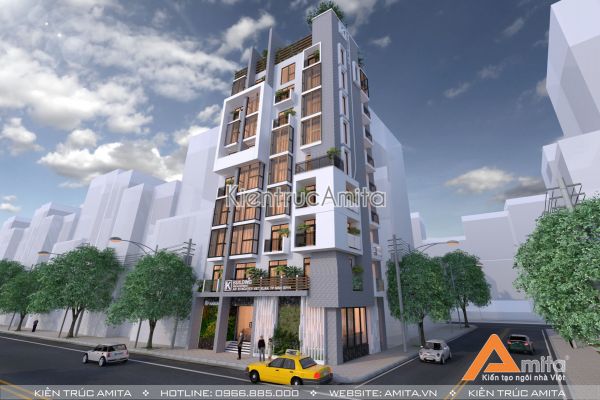 Thiết kế chung cư mini hiện đại (CĐT:Phương Anh - Hồ Chí Minh) KT91087