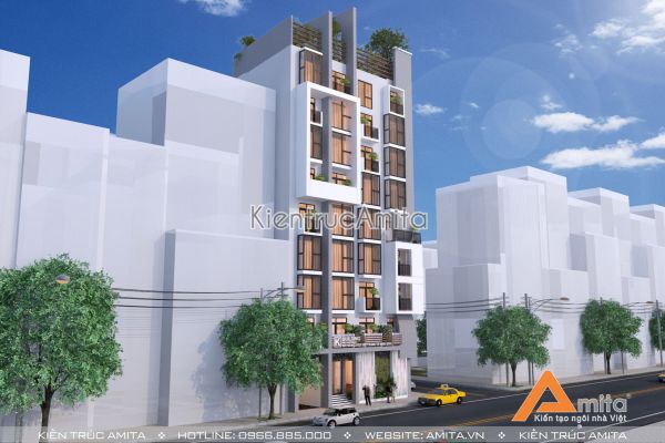 Thiết kế chung cư mini hiện đại (CĐT:Phương Anh - Hồ Chí Minh) KT91087