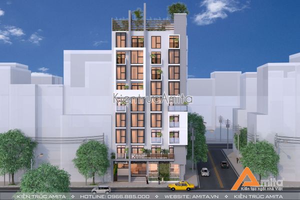 Thiết kế chung cư mini hiện đại (CĐT:Phương Anh - Hồ Chí Minh) KT91087