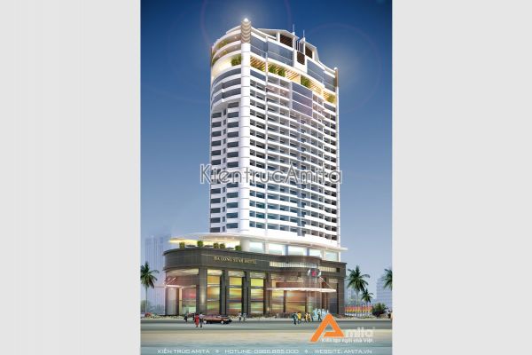 Thiết kế khách sạn phong cách hiện đại đẳng cấp sang trọng KT91235