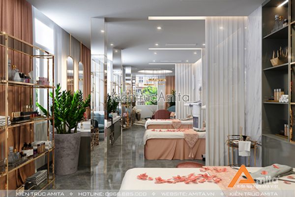Nội thất spa hiện đại không gian sang trọng (CĐT: Bà Thúy - Hà Nội) NT11022