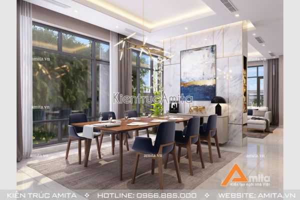 Mẫu nội thất biệt thự phong cách hiện đại NT11024