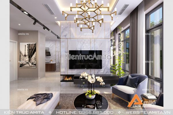 Mẫu nội thất biệt thự phong cách hiện đại NT11024