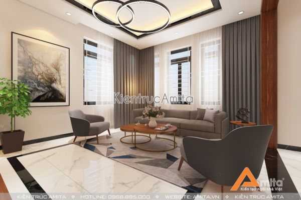 Thiết kế nội thất đẹp phong cách hiện đại tinh tế sang trọng NT11025