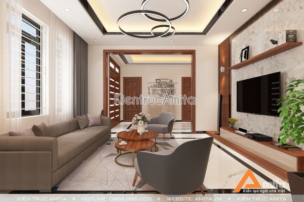 Thiết kế nội thất đẹp phong cách hiện đại tinh tế sang trọng NT11025