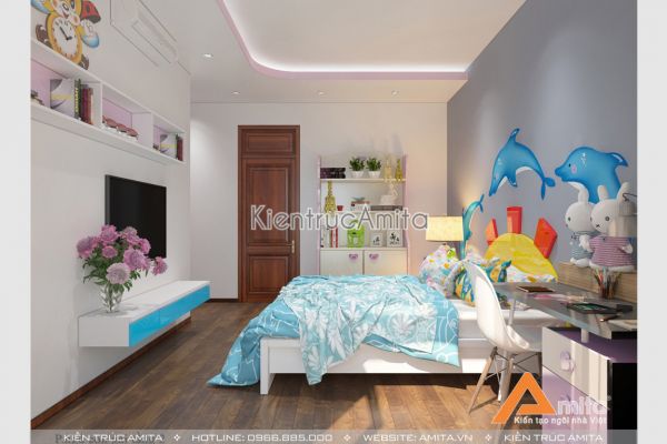 Mẫu nội thất hiện đại tiện nghi sang trọng dành cho nhà phố NT11026