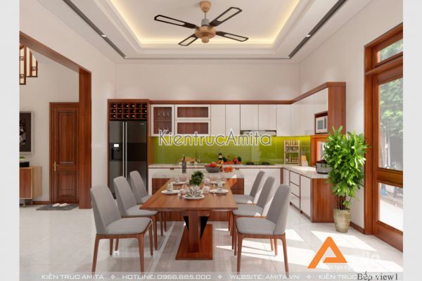 Mẫu nội thất hiện đại tiện nghi sang trọng dành cho nhà phố NT11026