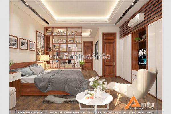 Mẫu nội thất hiện đại tiện nghi sang trọng dành cho nhà phố NT11026