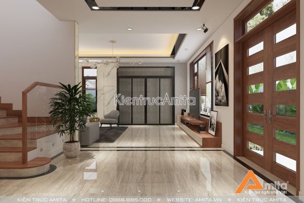 Mẫu nội thất biệt thự đẹp phong cách hiện đại NT11028 