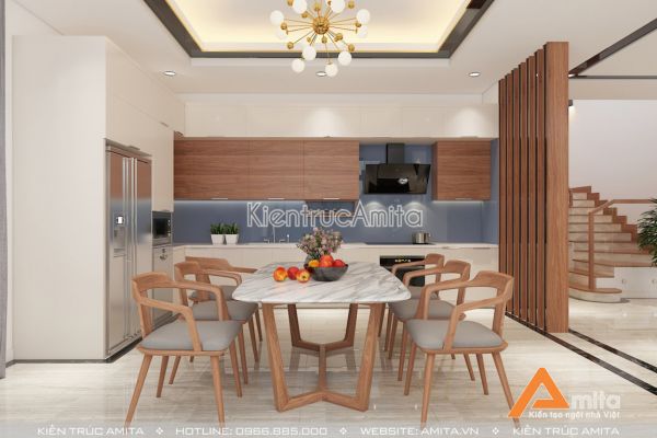 Mẫu nội thất biệt thự đẹp phong cách hiện đại NT11028 