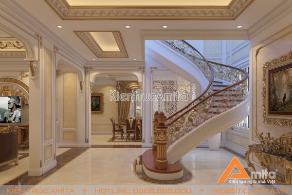 Nội thất biệt thự phong cách tân cổ điển (CĐT:Ông Sơn-Nghệ An) NT12021