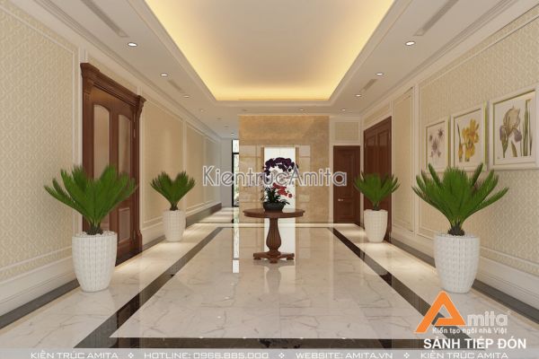 Thiết kế nội thất phòng ăn tân cổ điển đẹp NT12033