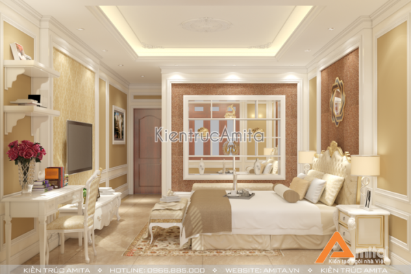 Thiết kế nội thất tân cổ điển đẳng cấp sang trọng NT12034