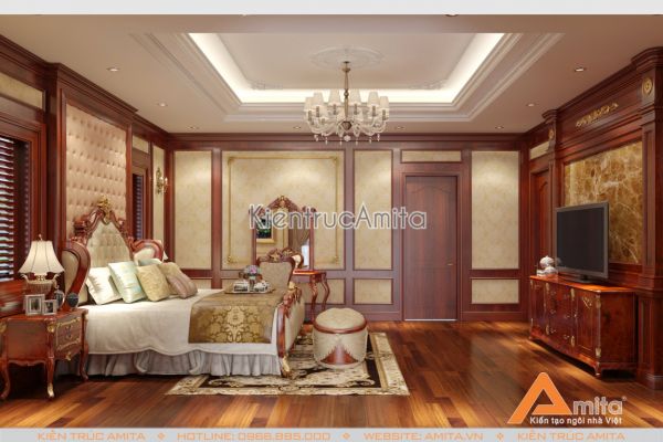 Thiết kế nội thất tân cổ điển đẳng cấp sang trọng NT12034