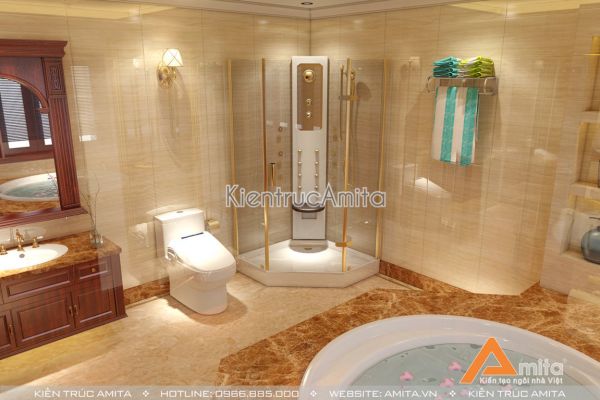 Thiết kế nội thất tân cổ điển đẳng cấp sang trọng NT12034