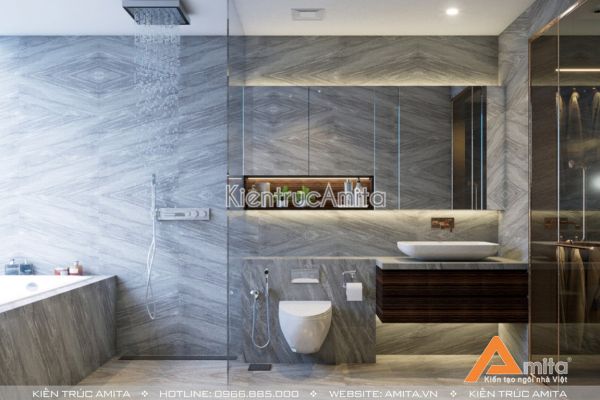 Thiết kế nội thất căn hộ hiện đại  Duplex Mandarin 2 NT21035