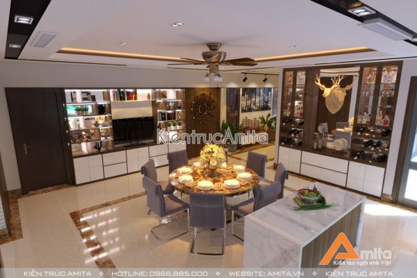 Thiết kế nội thất căn hộ Penthouse tuyệt đẹp NT21036