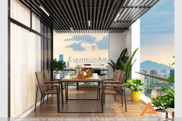 Nội thất căn hộ Penthouse chung cư Paragon đẹp tinh tế  NT21038